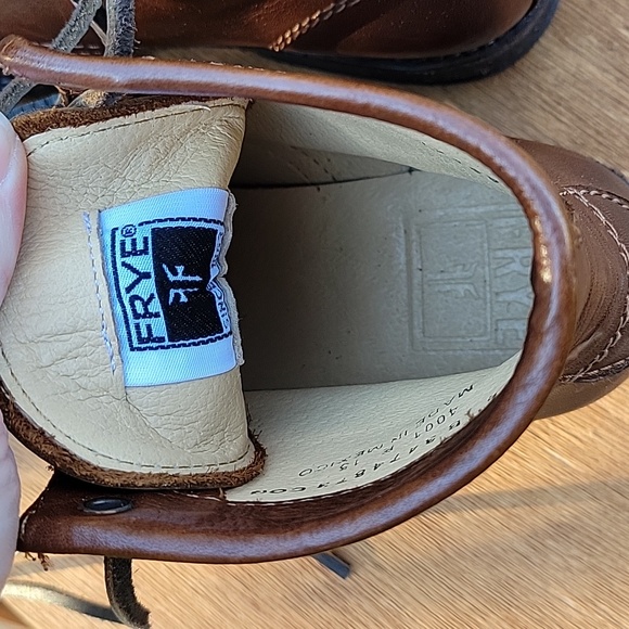 NWOB Frye Tyler lace-up boots size 5.5/6N - Picture 7 of 14